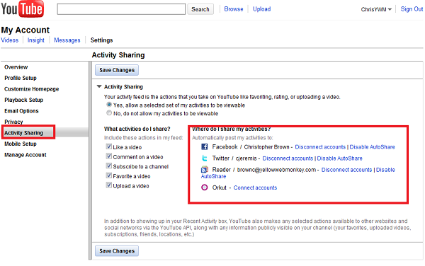 activitysharing