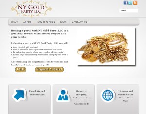 New York Gold Party, LLC gets a new LittleWebMonkey Site…Let the Fun Begin!