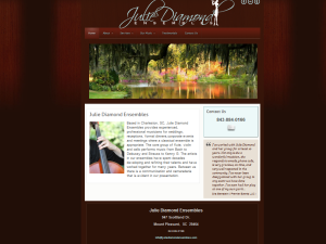 Welcome Julie Diamond Ensembles of Charleston S.C. to our Website Portfolio