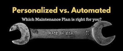 Personalized vs. Automated Maintenance Plans