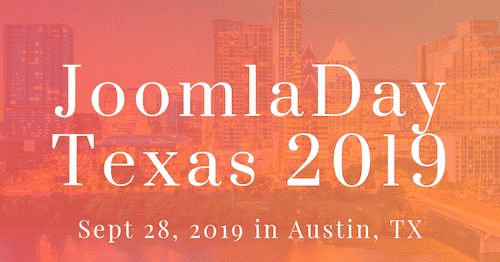 JoomlaDay Texas 2019
