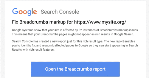 Fix Breadcrumbs Markup on Joomla site