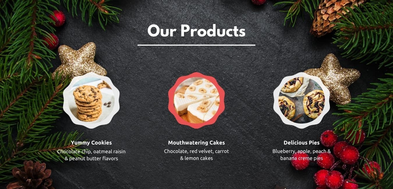 Holiday Landing Page Sample