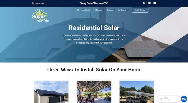 solar centex residential new