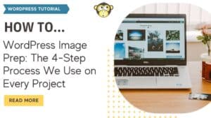 picture of a computer with digital images and flowers on the desk